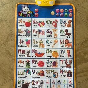 Interactive ABC Talking Poster for Kids - Yellow